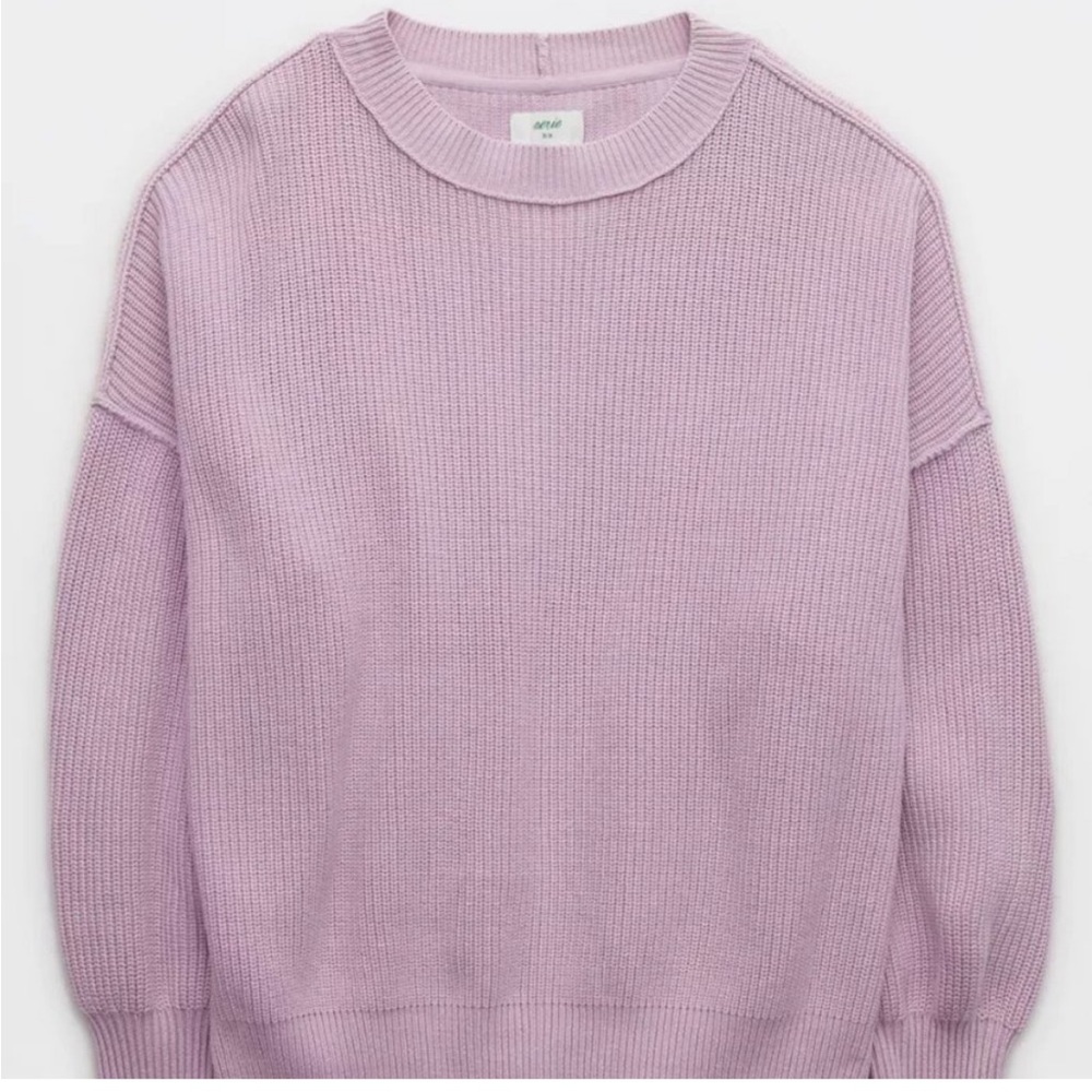 AERIE Beyond Sweater in Violet Fury